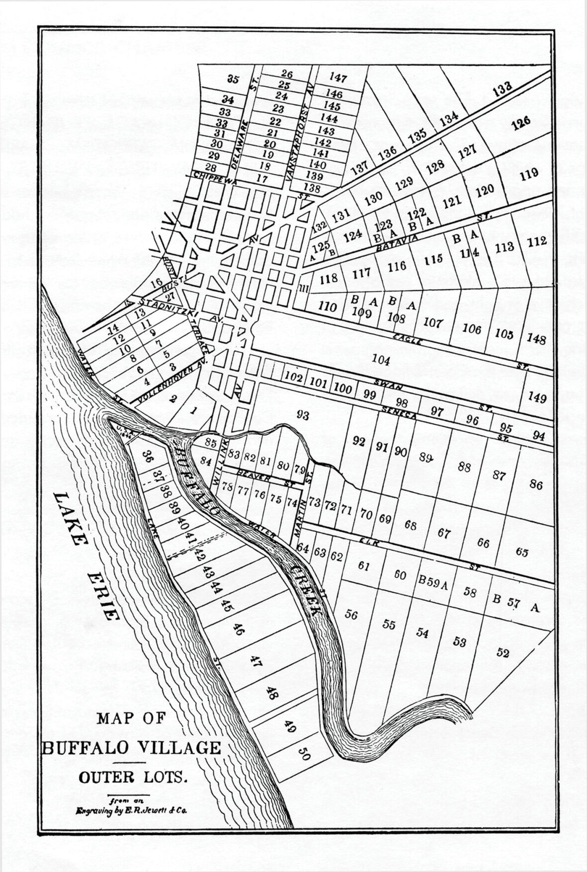 Map of Buffalo Village